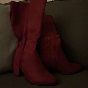 Just under the knee boots